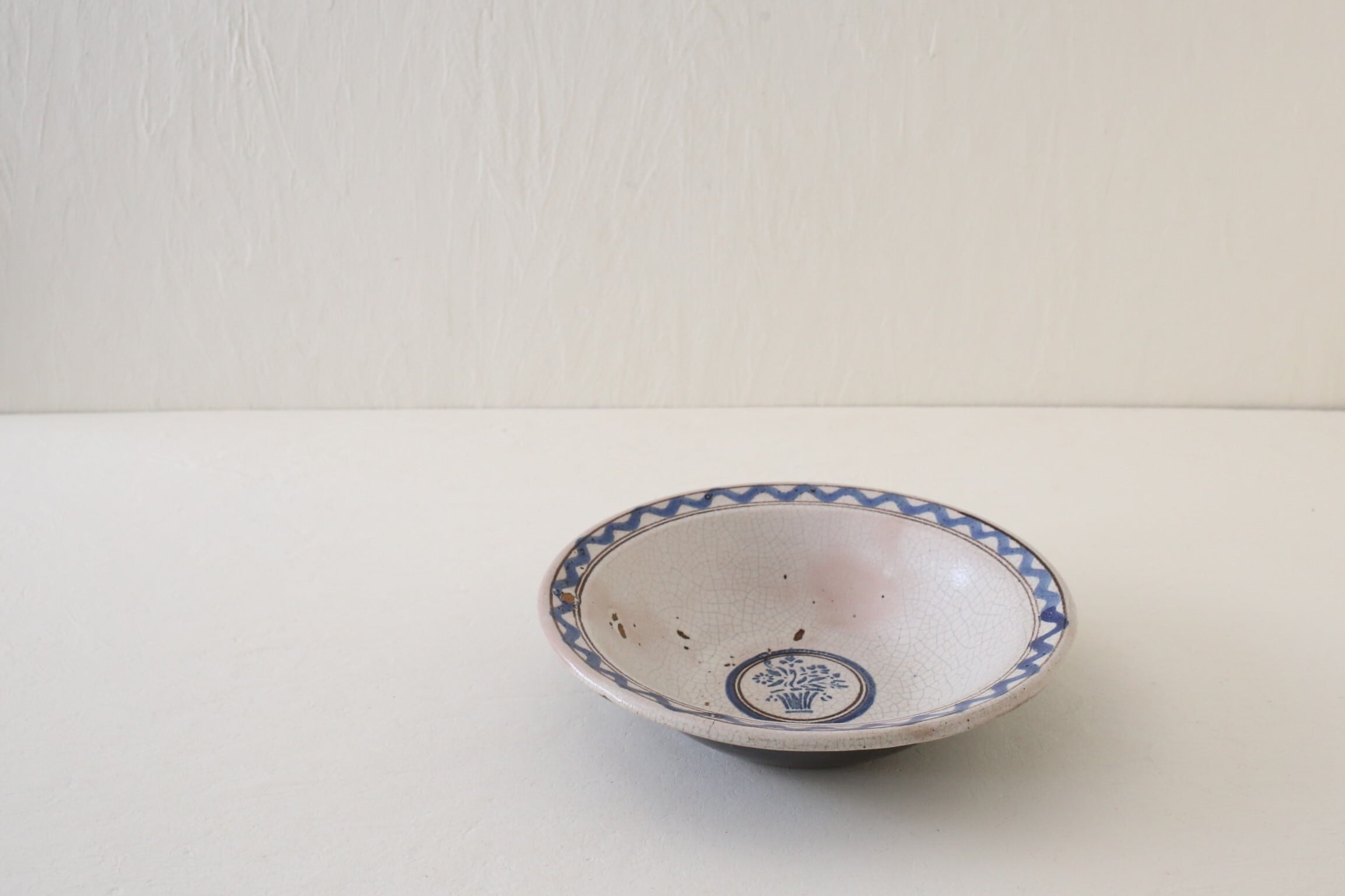 フランス アンティーク キュノワール 『Cul Noir』 深皿 直径約21.6㎝ N-04907