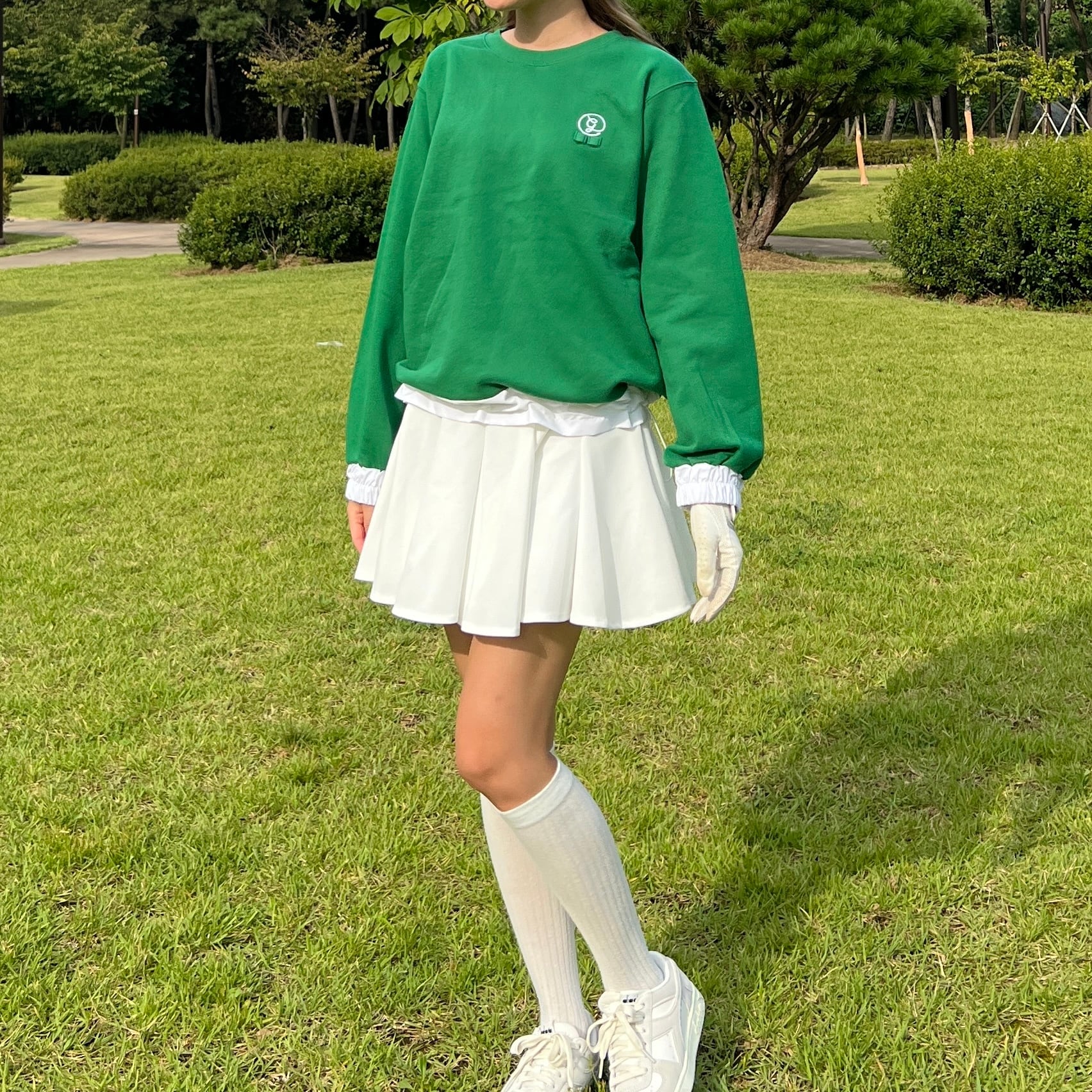 フレアゴルフスカート(2color) | R.E.M GOLF|韓国ゴルフウェア フレアゴルフスカート(2color) | R.E.M GOLF|韓国ゴルフウェア