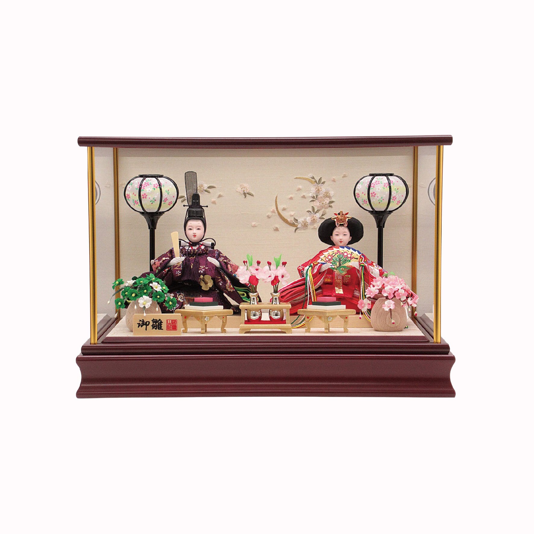 雛人形<ケース飾り>あづみ親王飾り|ひな人形
