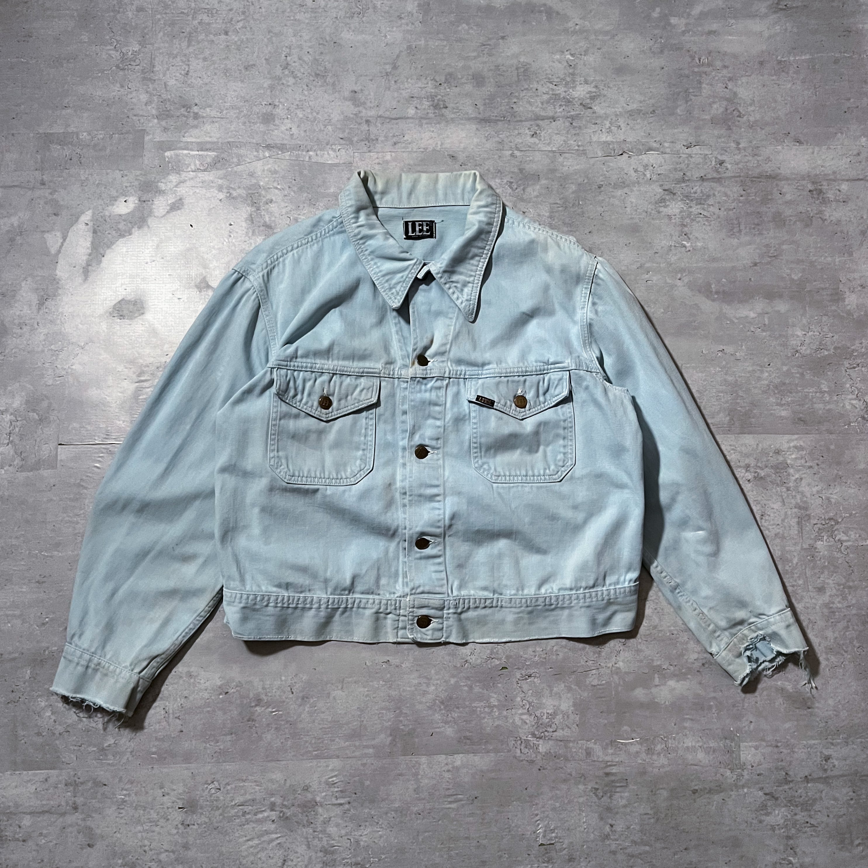 70s “LEE” 大文字タグ trucker jacket 70年代 リー トラッカー ...