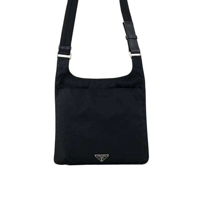 PRADA プラダ ショルダーバッグ ブラック トライアングル ナイロン vintage ヴィンテージ オールド 3vh55r