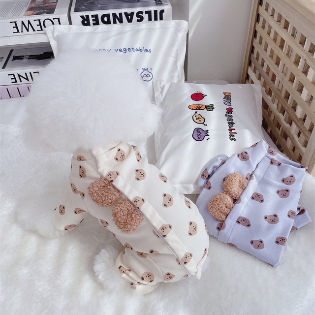 【予約】ファブリックベアロンパース