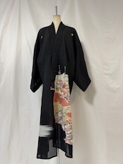 Black Longcoat See-through 586