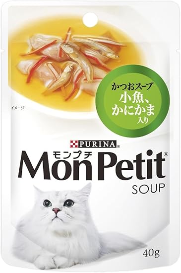 モンプチ スープ パウチ 猫用 6種類×2セット まぐろ・かつお・ささみ