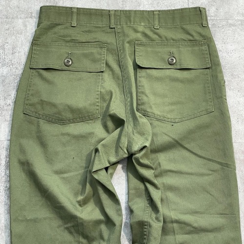70-80s アメリカ軍 実物 OG-507 ベイカーパンツ 34/29 w31 詳細写真15