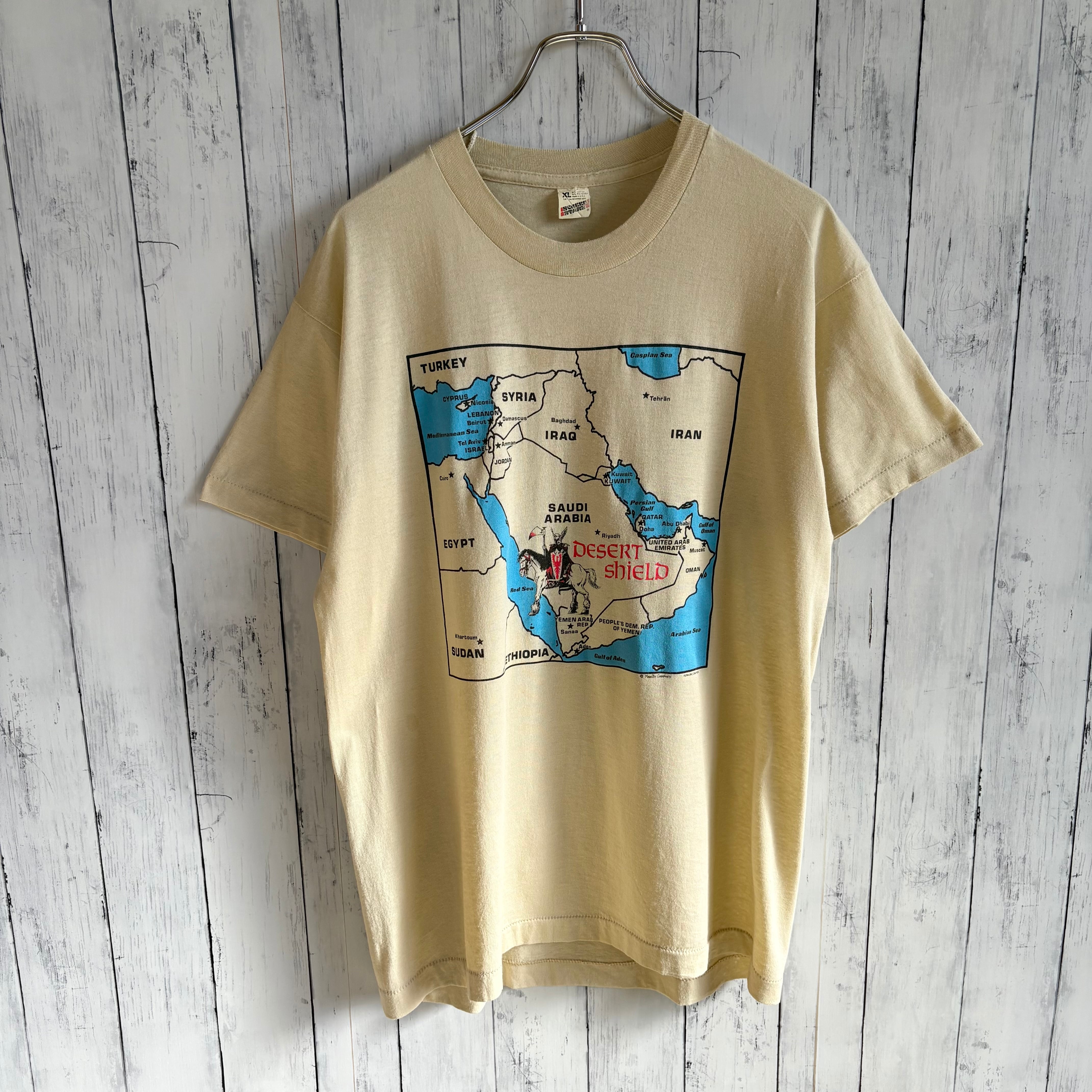 90s USA製 screenstars 湾岸戦争 シングルステッチTシャツ ヴィンテージTシャツ