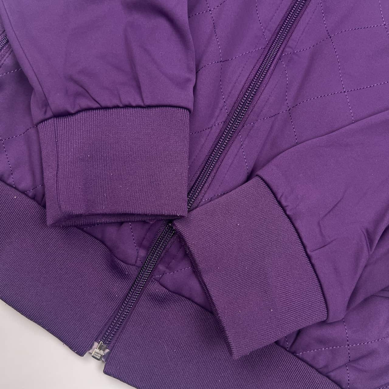 HONMA 本間ゴルフ キルティング 裏起毛 ドライジャケット ジャンパー L/パープル メンズ