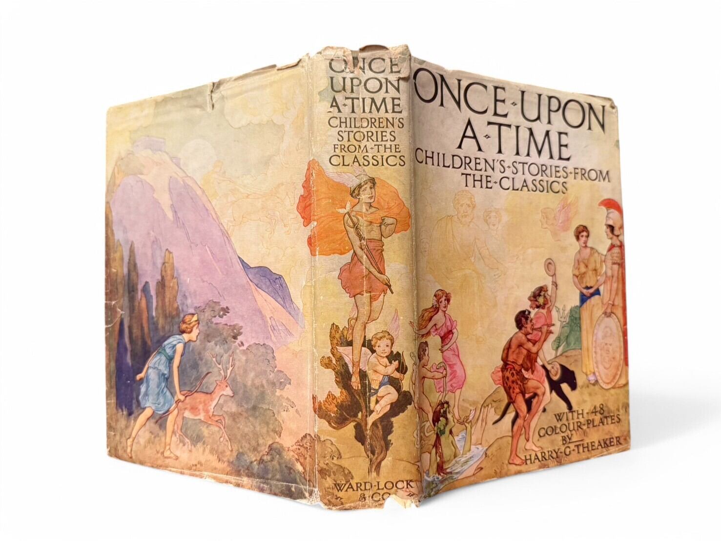 【SC079】Once Upon A Time: Children's Stories From The Classics Illustrated by Harry G. Theaker /Blanche winder