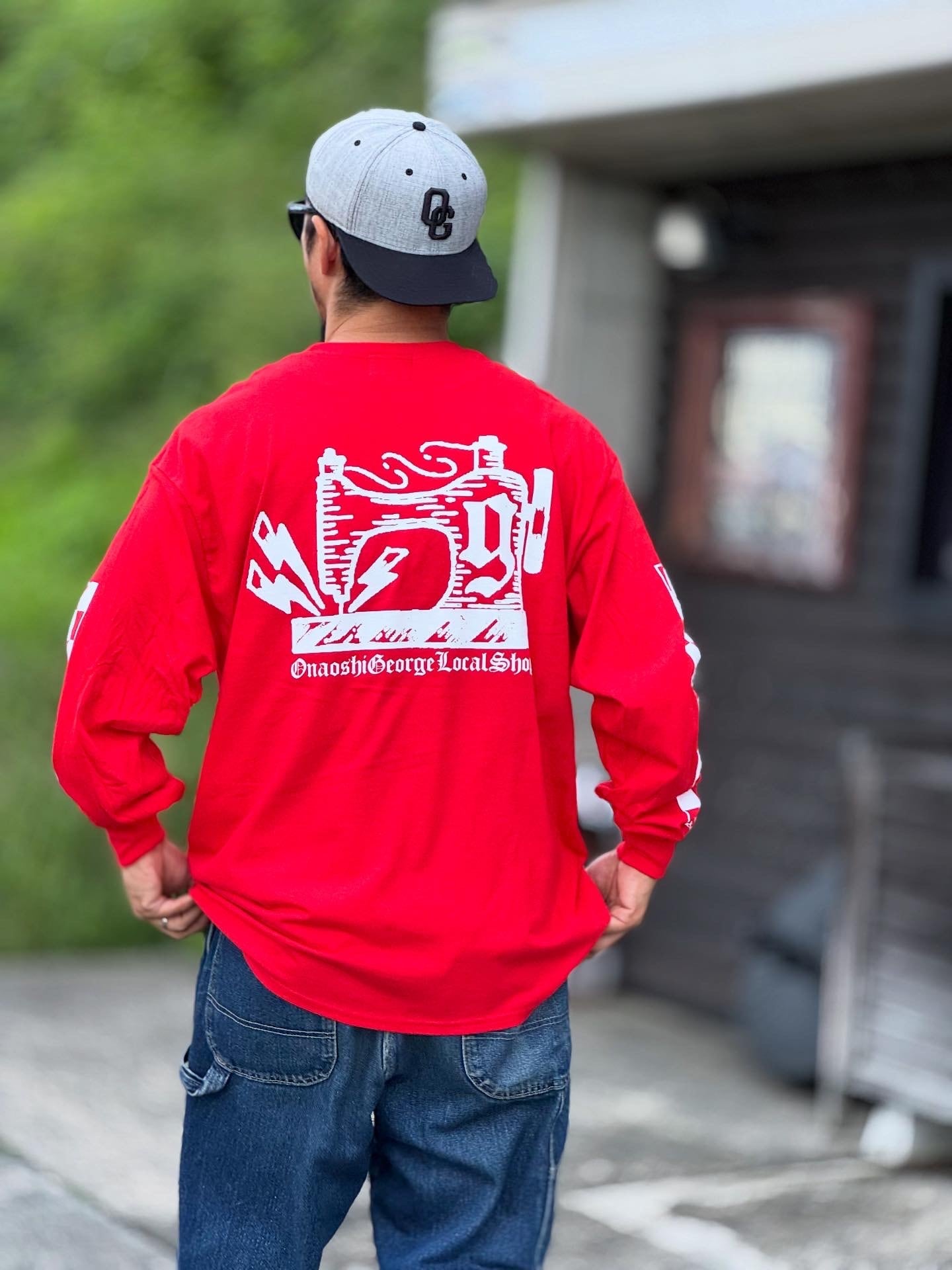 OG TRADEMARK CHECKER L/S TEE | ONAOSHI GEORGE LOCAL SHOP
