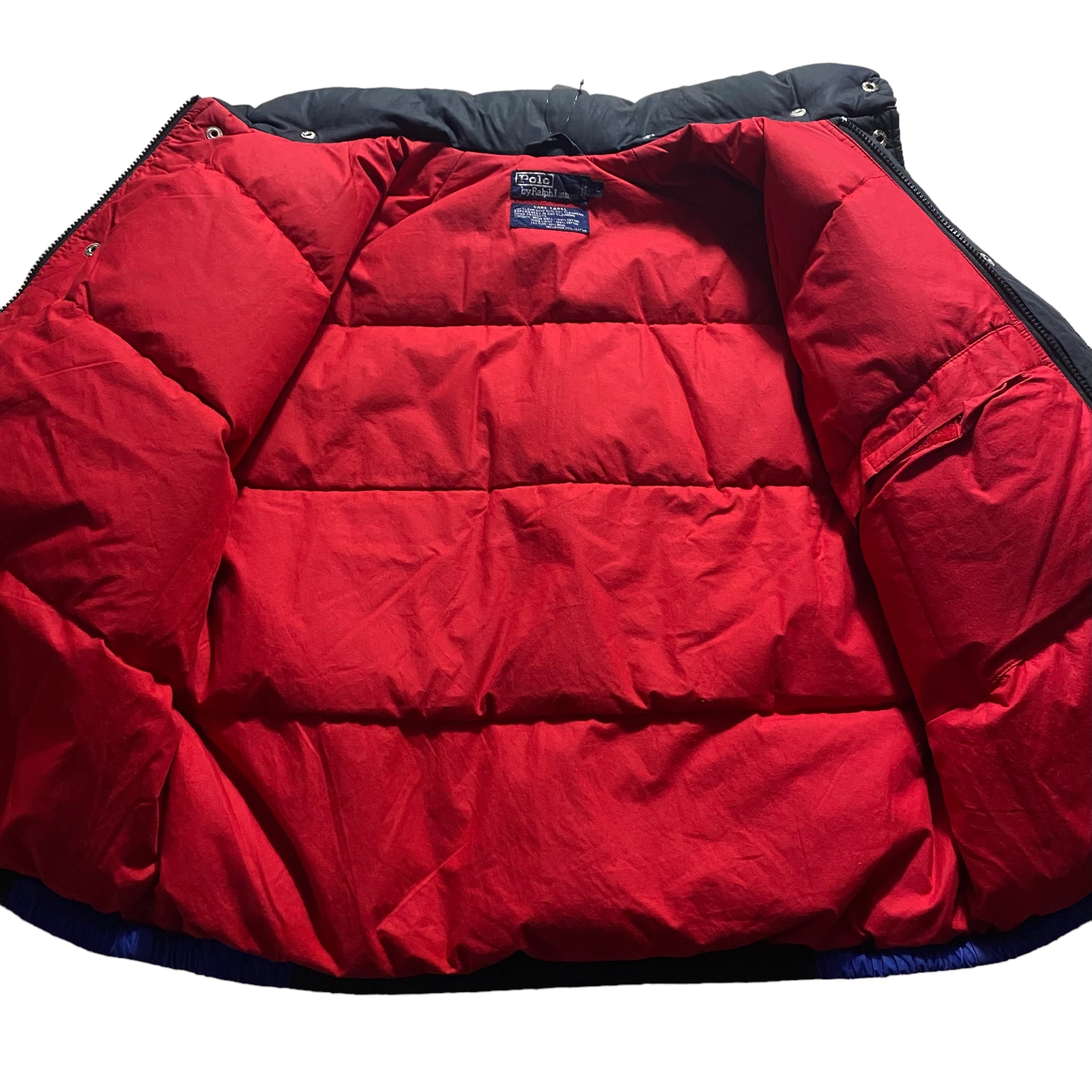 vintage POLO by RALPH LAUREN cookie patch down jacket | NOIR ONLINE