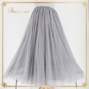 社交ダンス 衣装 スタンダード スカート レッスンウェア レディース Ruby グレイ系 レース 透け感 練習着 レース 無地 シンプル 上品 ダンス スカート 薄手 かわいい おしゃれ 軽やか ストレッチ素材 高級感 誕生日 プレゼント 女性用 普段着 セミフォーマル 上品なデザイン 可愛いシルエット フェミニン 流行りカラー 着回し コーディネート 楽々着用