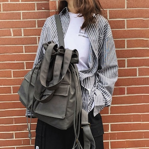 巾着 リュック レディース メンズ 韓国 ナイロン バッグ A4 大容量 軽量 通勤 通学 2way おしゃれ 大人 カジュアル トート リュックサック シンプル 大人可愛い 大人女子