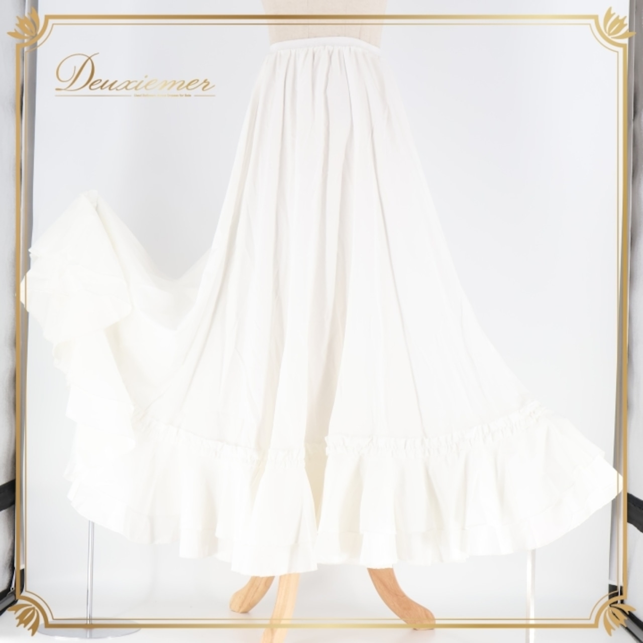 フラメンコ 衣装 ペチコート ファルダ スカート 白 無地 レース 軽い 薄い 重ね着 インナー レッスン 練習 ホワイト系 おしゃれ ダンス インナー 重ね着 練習用 衣装 レディース