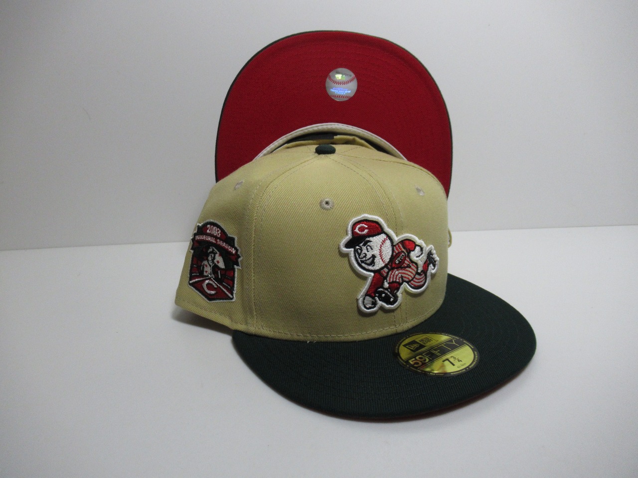 NEW ERA 59fifty  Cincinnati Reds 　シンシナティ・レッズ 　V-Gold×Dark Green