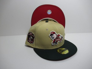 NEW ERA 59fifty  Cincinnati Reds 　シンシナティ・レッズ 　V-Gold×Dark Green