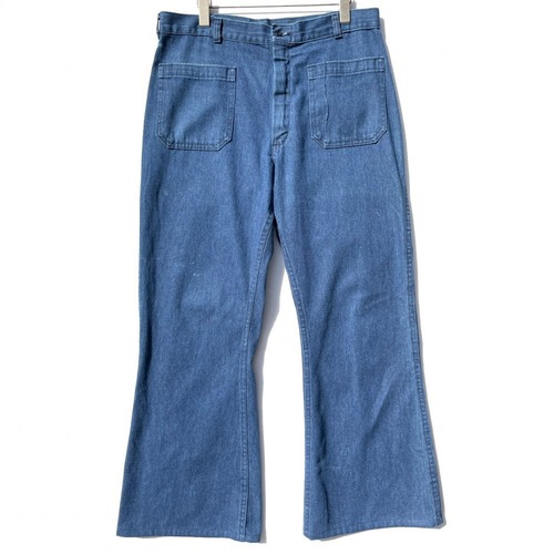 [US NAVY] Sailor denim pants [Navdungaree] [1980s] Vintage Sailor Denim Pants