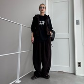 Wzipフリースフーディーvest/ブラウン
