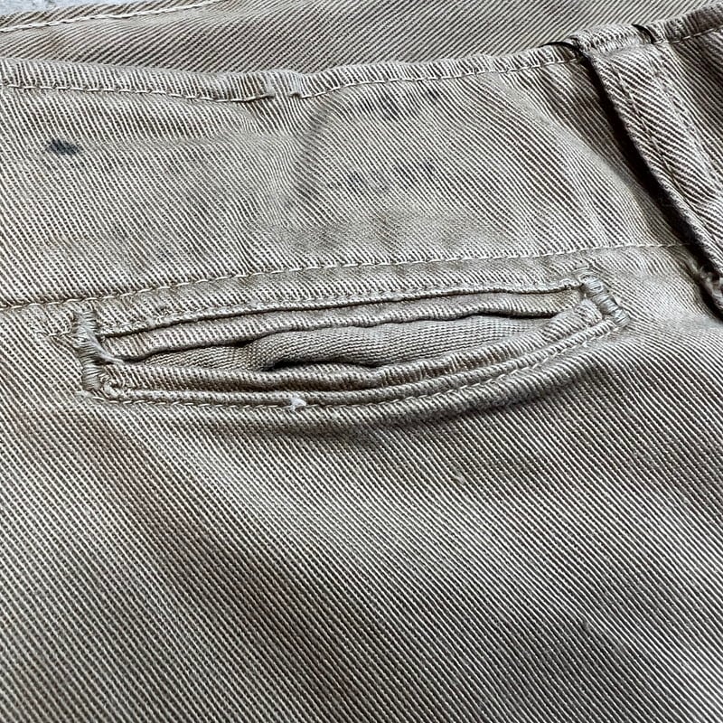 40's~ U.S.MARINE CORPS チノトラウザーズ USMC バックポケット