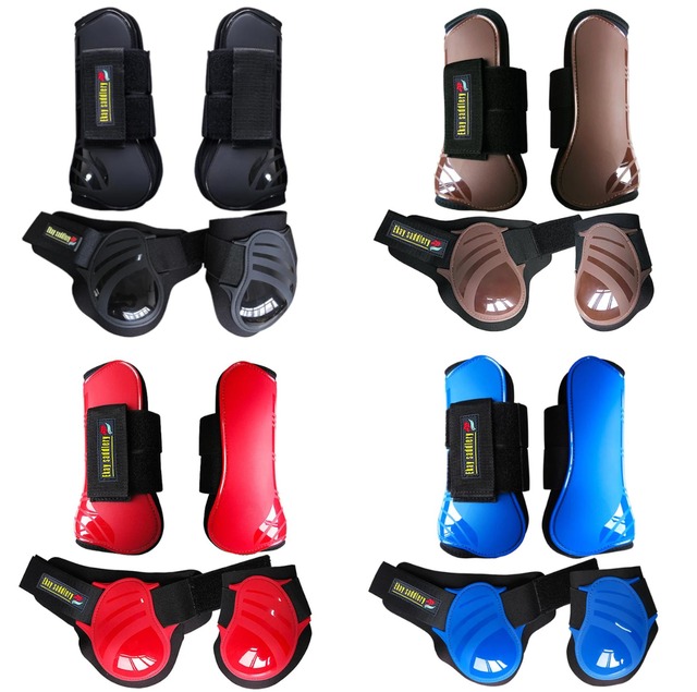 乗馬 馬術 馬肢用プロテクター 前後肢セット 4色 Full Cob Rokushow 馬具 乗馬用品