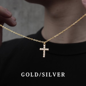 Iced Out Small Cross Necklace MP2-38