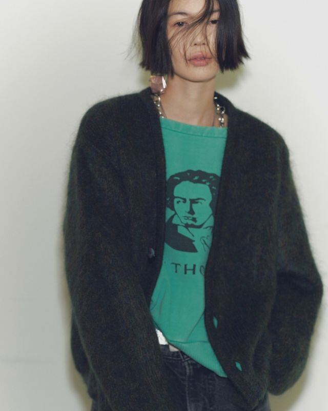 kooky zoo 半袖ニットカーディガン KOOKY ZOO JUVENILE H/S KNIT CARDIGAN olga オンラインストア