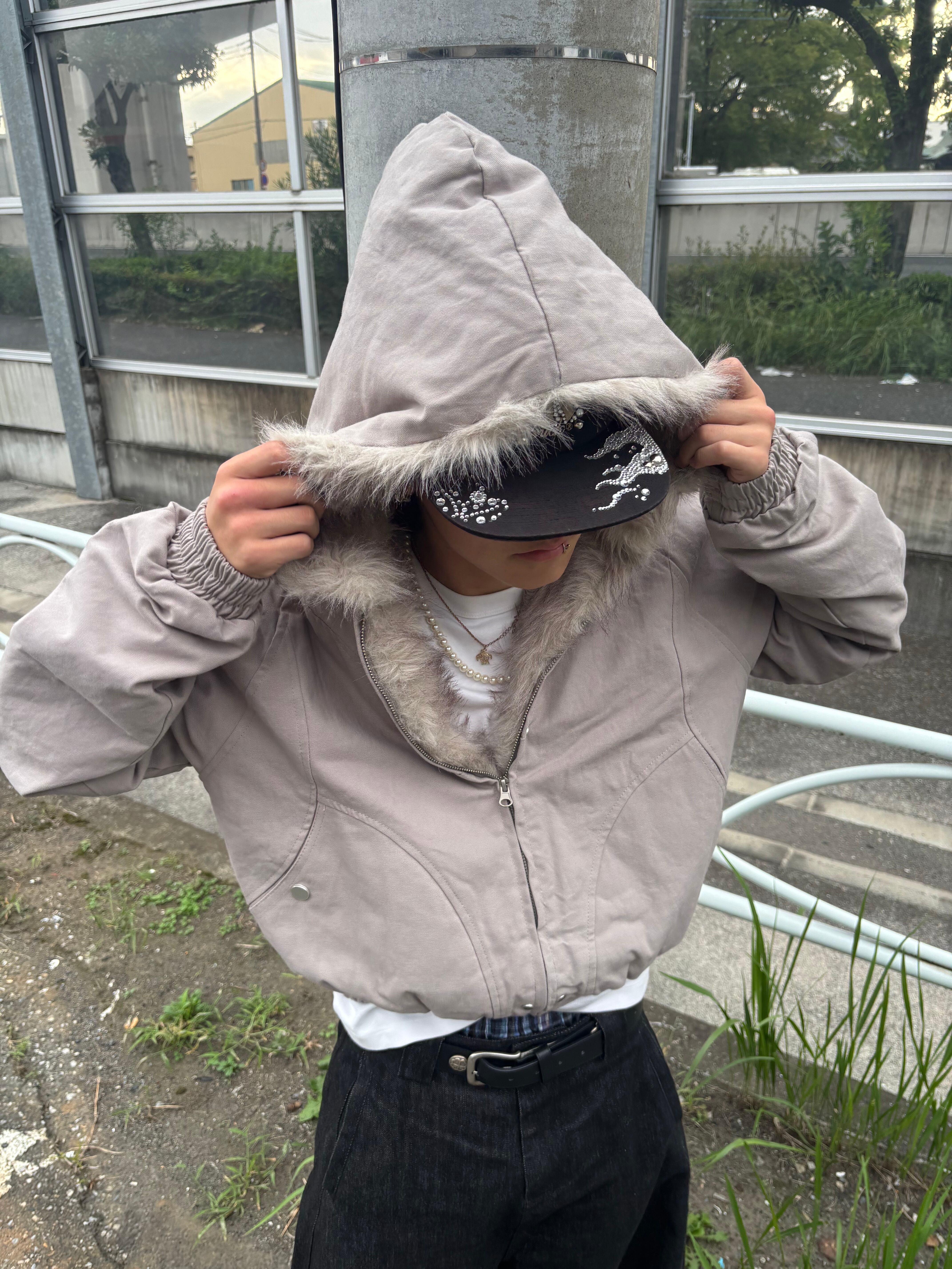 ファー付きジャケット el1191 | elev fashion store