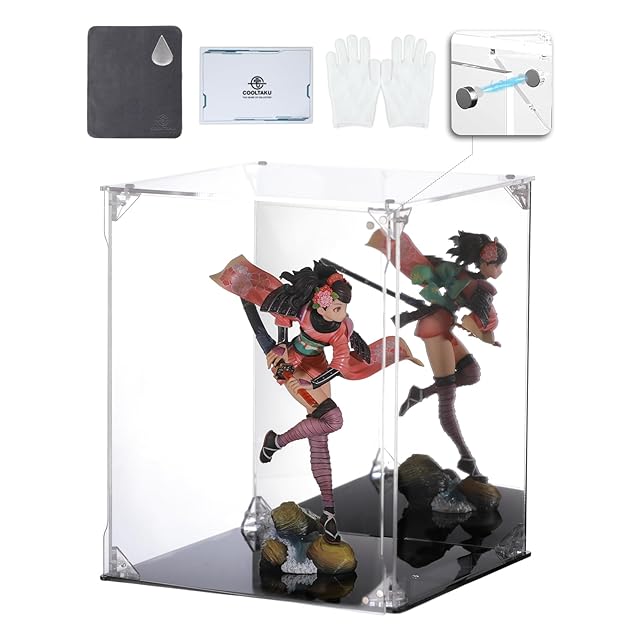 COOLTAKU フィギュアケース UVカット アクリル マグネット式 磁石付き