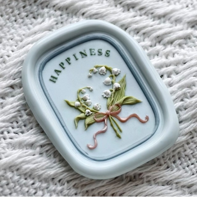 【SELECT】Wax seal stamp │ Lily of Bliss【21×28mm】