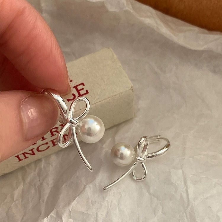 T&Co. シルバー925 リボンピアス TIFFANY&Co. ピアス レディース ティファニー プレゼント