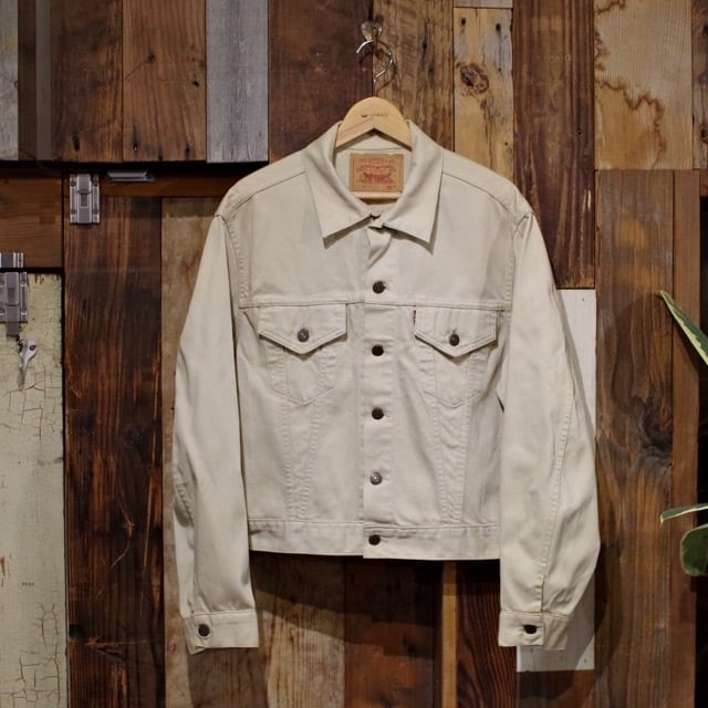 Size 46 !! 1960s LEVI'S 941B Pique Trucker Jacket / ビッグE