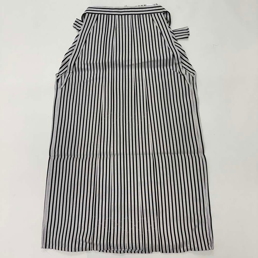 袴 行灯袴 男袴 紐下丈91cm 男性用袴 2Lサイズ 紋付 成人式袴 縞 中古 4836