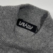 カシミヤ100% 新品 タグ付き CORAZZIO コラッジオ ニット セーター M~L/グレー レディース