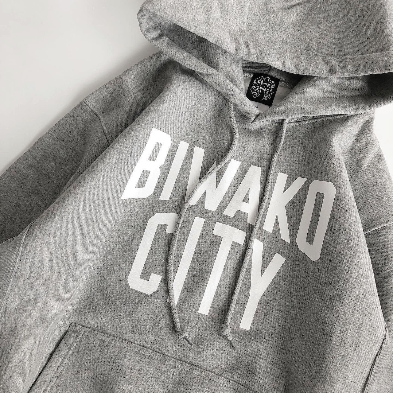 BIWAKO CITY / BASIC LOGO SWEAT PARKA / HEAVY WEIGHT