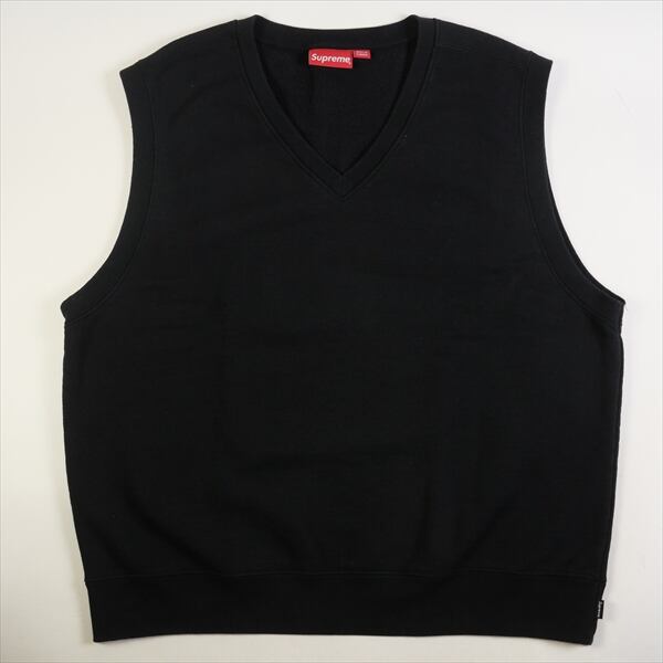 Size【L】 SUPREME シュプリーム 23SS Sweatshirt Vest ベスト 黒