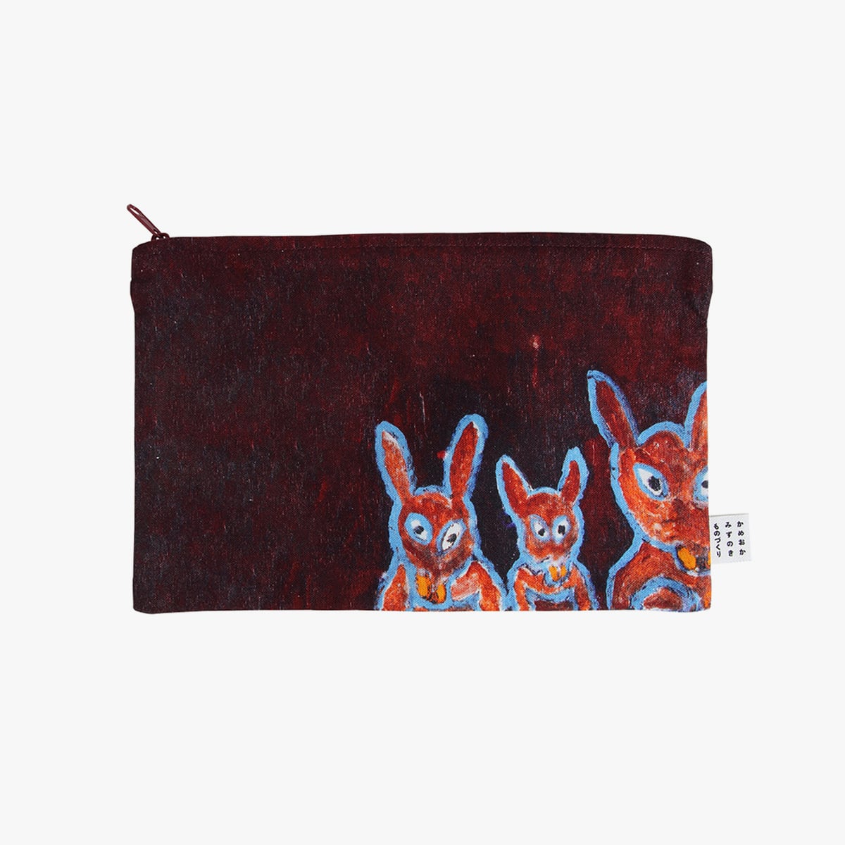 ポーチ「三匹の猫」小笹逸男