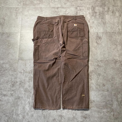 10s- 中国製 ブラウン ダブルニー Carhartt カーハート 102323 201 【実寸W39 L28】 詳細写真14