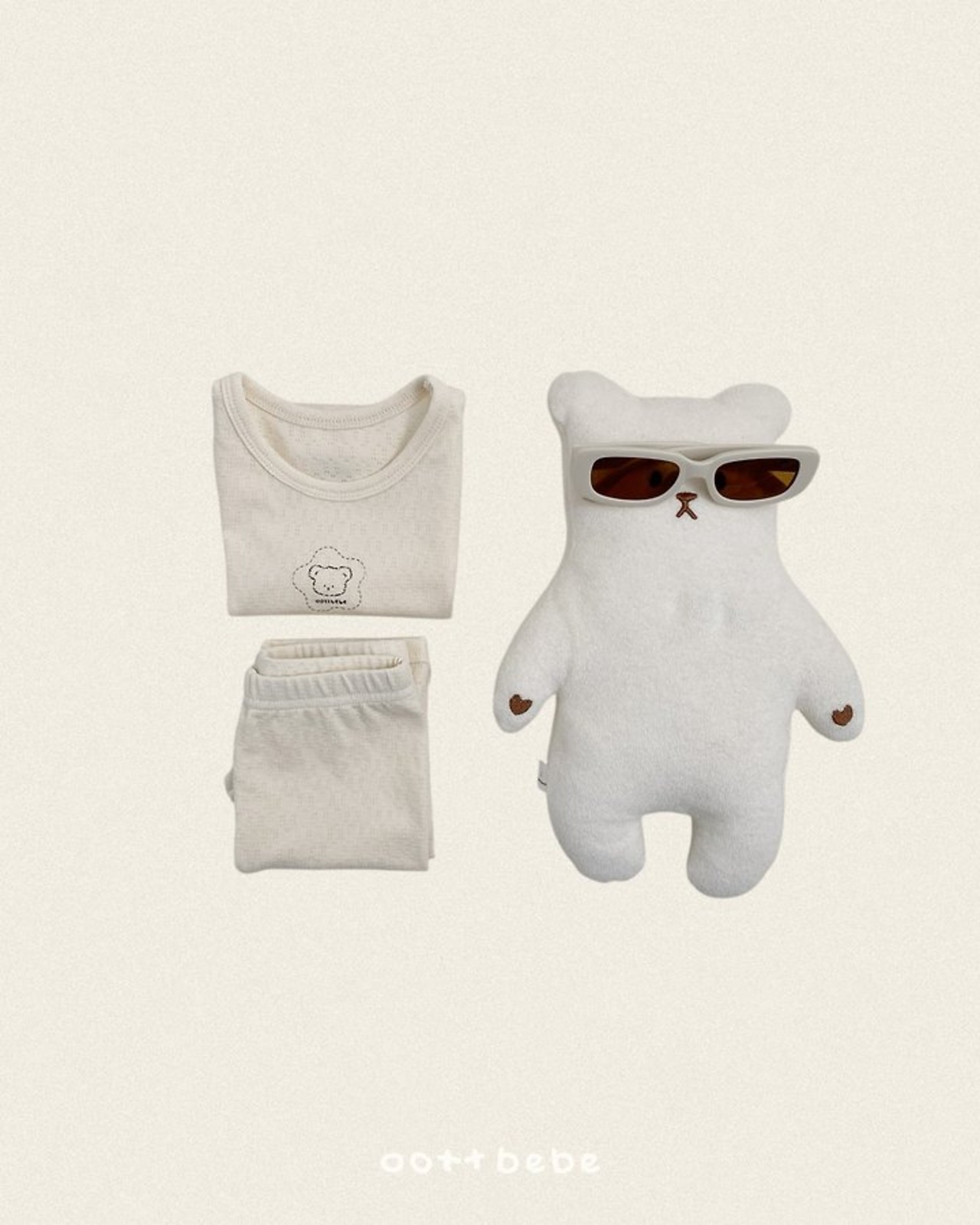 [oottbebe] Cotton Pure Sleeveless Loungewear / [오뜨베베] 코튼퓨어나시실내복