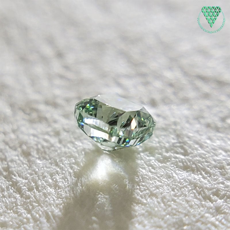 0.217ct 天然グリーンダイヤFANCY DARK GRAY GREEN