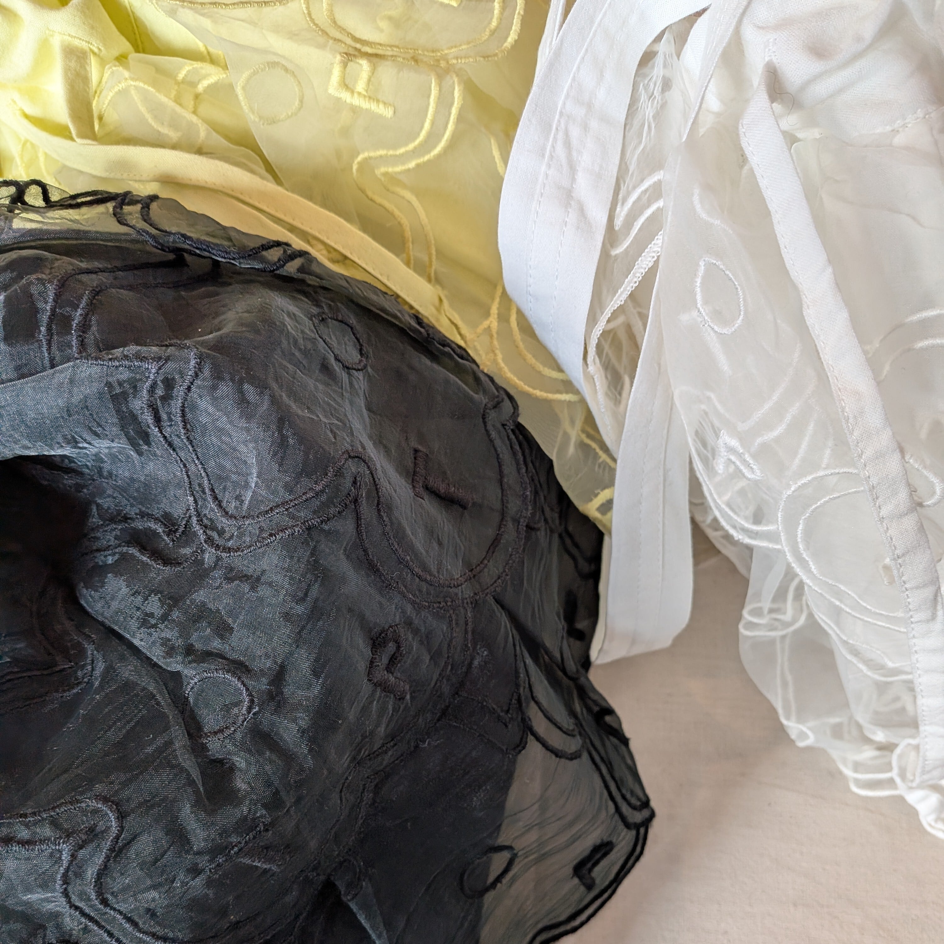 THEATRE PRODUCTS ］シアタープロダクツ / FLOWER ORGANDY TOTE BAG