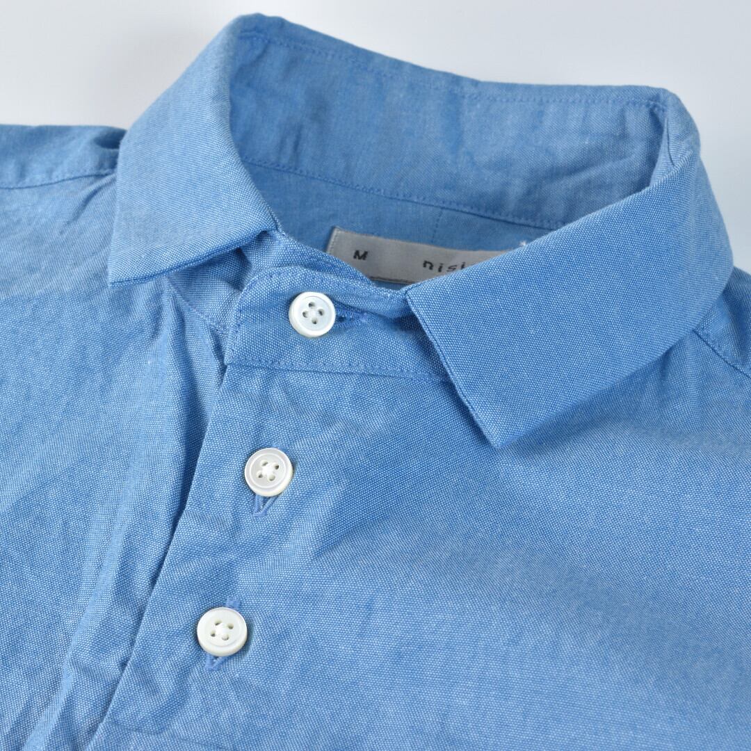 nisica ニシカ レギュラーカラーシャツ・シャンブレー【メンズ】 シンプルながら雰囲気の有るシャツが届きました【送料無料】