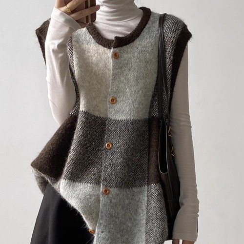 チェックベスト ・20104