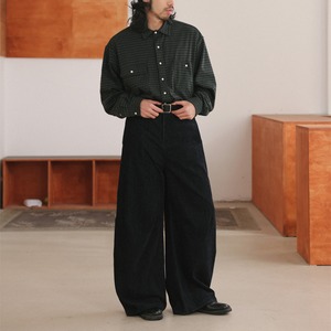 フルイド・ワイドテンセルパンツ N3506