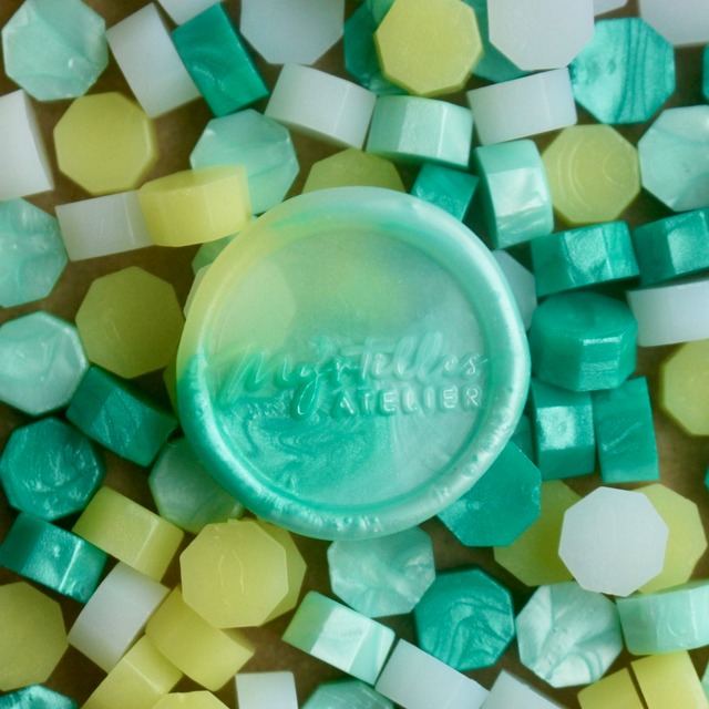 【New】シーリングワックス Melon soda mix【35g】