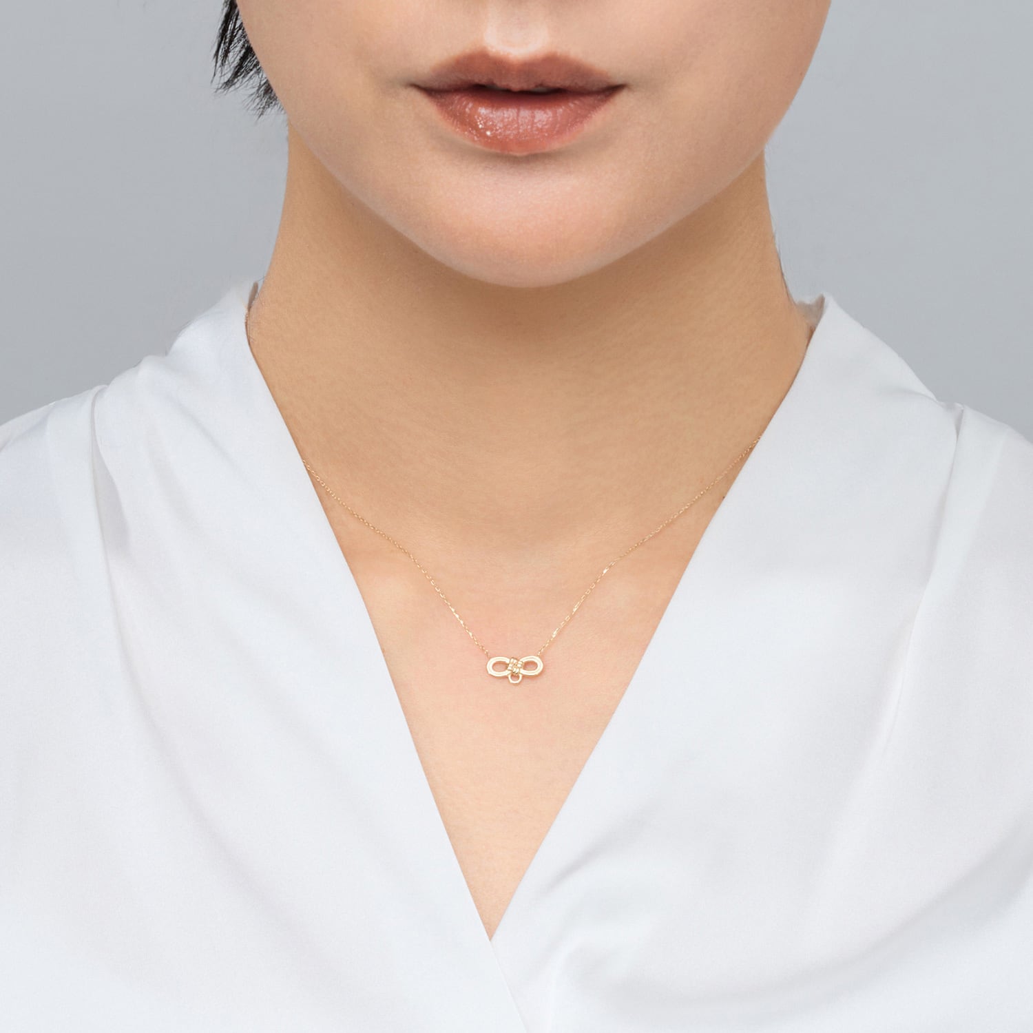 カサネアイ ネックレス K10 イエローゴールド | MIGORO