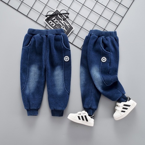 デニム風スエットパンツ キッズボトムス