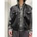 90's bugle boy jeans デニム×フリース ジャケット