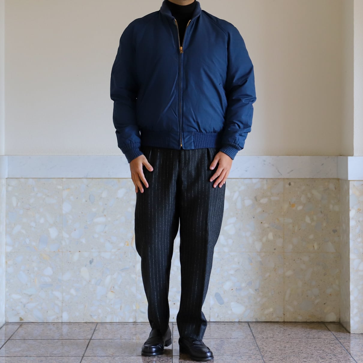 極美品】70s Eddie Bauer special all purpose down jacket navy made