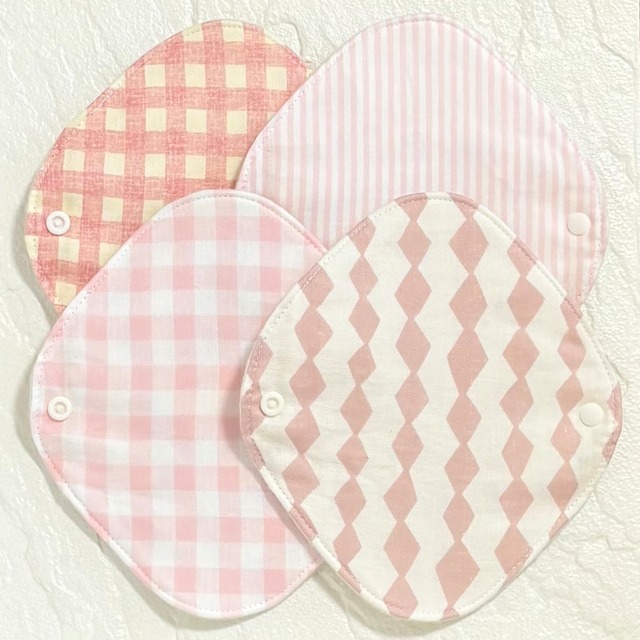 17cm 使い方2通り✩2way 布ナプキン 布ライナー フランネル 無添加･無漂白 防水タイプ 330