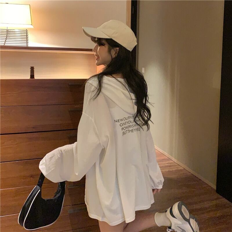 フードジャケット サマー薄手ルーズ ロング 夏物 1号婦人65667070090