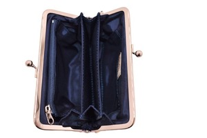 がま口 財布 角型 (ツリーピンク) 小銭入れ レトロ 工房 手作り 日本製 エコパッケージ MX-0035-277